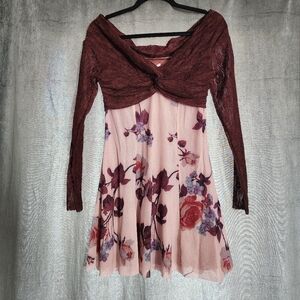 Kimchi Blue Floral Mini Dress